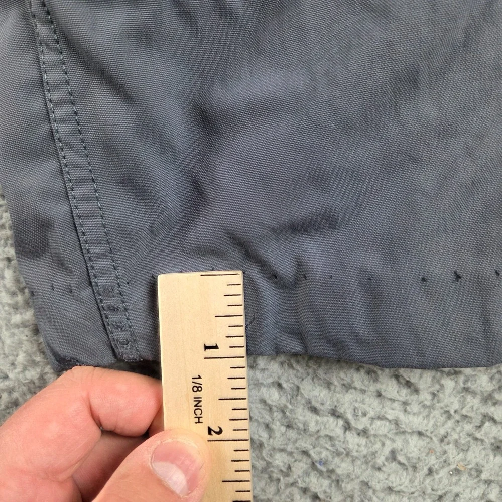 Duluth Trading Co Dry On The Fly Pants Men Mx30 (30x24) Gray Cargo Outdoor Nylon